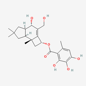 molecular formula C23H30O7 B1673111 Judeol CAS No. 96571-13-0