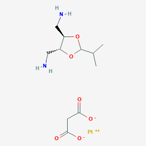 molecular formula C11H20N2O6Pt B1673121 Heptaplatin Sunpla CAS No. 146665-77-2