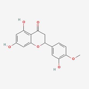 5,7-Dihydroxy-2-(3-hydroxy-4-methoxyphenyl)-3,4-dihydro-2H-1-benzopyran-4-one