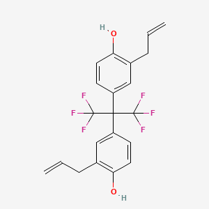 molecular formula C21H18F6O2 B1673141 Hexafluoro CAS No. 128481-73-2