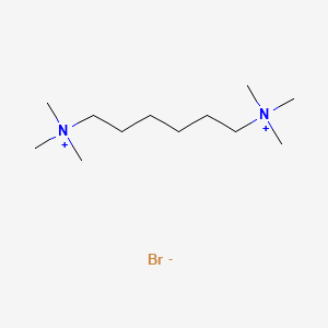 molecular formula C12H30BrN2+ B1673144 Hexameton CAS No. 55-97-0