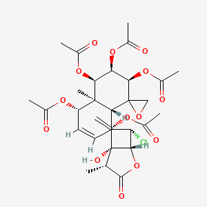 molecular formula C30H37ClO14 B1673164 Juncin E CAS No. 129602-22-8