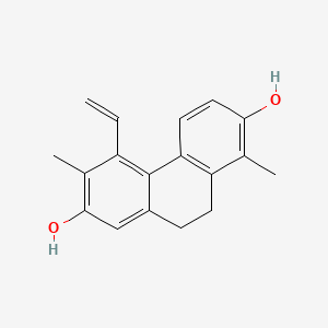 molecular formula C18H18O2 B1673165 Juncusol CAS No. 62023-90-9