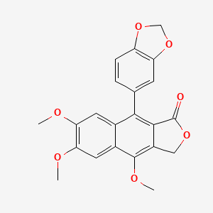 molecular formula C22H18O7 B1673168 Justicidin A CAS No. 25001-57-4