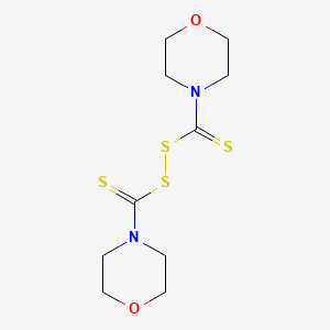 molecular formula C10H16N2O2S4 B1673190 Dimorpholinethiuram disulfide CAS No. 729-46-4