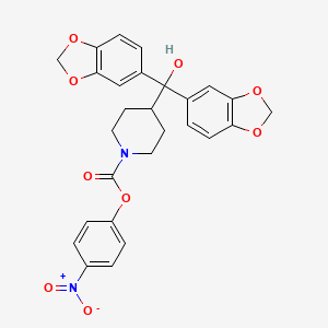 molecular formula C27H24N2O9 B1673197 Jzl184 CAS No. 1101854-58-3