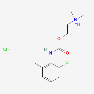 2-Chloro-6-methylcarbanilic acid 2-(dimethylamino)ethyl ester hydrochloride