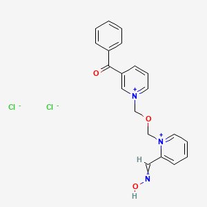 1-(((3-Benzoylpyridinio)methoxy)methyl)-2-((hydroxyimino)methyl)pyridinium dichloride