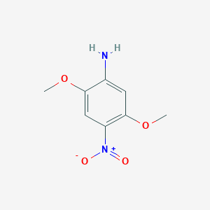 molecular formula C8H10N2O4 B167324 2,5-Dimethoxy-4-nitroaniline CAS No. 6313-37-7