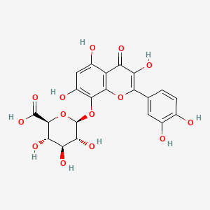 molecular formula C21H18O14 B1673243 Hibifolin CAS No. 55366-56-8