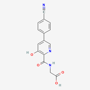 molecular formula C15H11N3O4 B1673245 PHD2-IN-3 