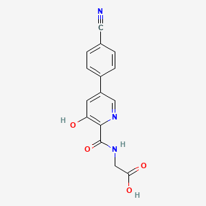 molecular formula C15H11N3O4 B1673245 HIF inhibitor CAS No. 1000025-14-8