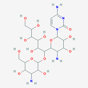 molecular formula C21H37N5O14 B1673247 Anthelmycin CAS No. 12706-94-4