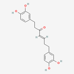 molecular formula C19H20O5 B1673254 Hirsutenone CAS No. 41137-87-5