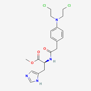 molecular formula C19H24Cl2N4O3 B1673256 Hisphen CAS No. 2764-56-9
