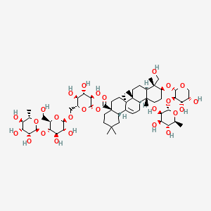 molecular formula C59H96O56 B1673279 Hederacoside C CAS No. 14216-03-6