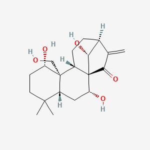 molecular formula C20H30O5 B1673280 Kamebakaurine CAS No. 73981-34-7