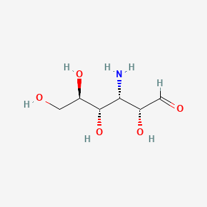 molecular formula C6H13NO5 B1673283 3-氨基-3-脱氧葡萄糖 CAS No. 576-44-3