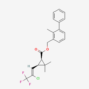 molecular formula C23H22ClF3O2 B1673285 Biphenthrin CAS No. 439680-76-9