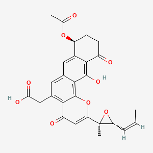 B1673288 Kapurimycin A3 CAS No. 129966-45-6