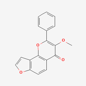 molecular formula C18H12O4 B1673290 Karanjin CAS No. 521-88-0