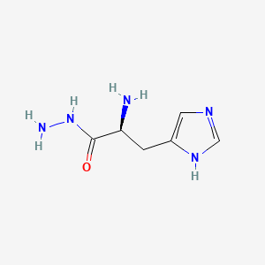 molecular formula C6H11N5O B1673304 L-Histidine, hydrazide CAS No. 46119-06-6