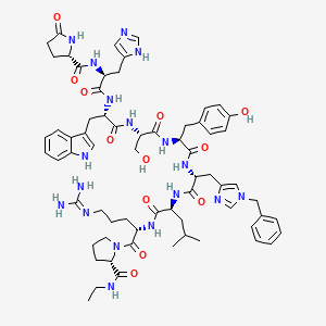 molecular formula C66H86N18O12 B1673308 Histrelin CAS No. 76712-82-8