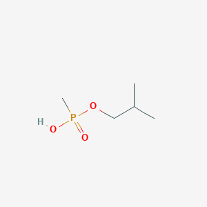 molecular formula C5H13O3P B167331 2-Methylpropyl Hydrogen (R)-Methylphosphonate CAS No. 1604-38-2