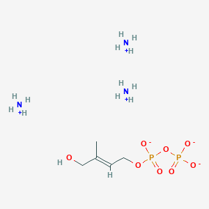 molecular formula C5H21N3O8P2 B1673314 HDMAPP (ammonium salt) CAS No. 443892-56-6