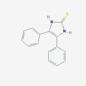 molecular formula C15H12N2S B167332 4,5-二苯基-2-咪唑硫醇 CAS No. 2349-58-8