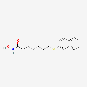 B1673323 N-hydroxy-7-(naphthalen-2-ylthio)heptanamide CAS No. 926908-04-5