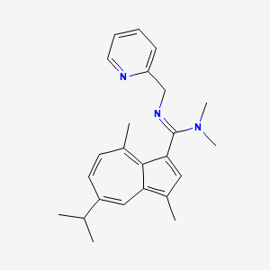 molecular formula C24H29N3 B1673324 HNS-32 CAS No. 186086-10-2