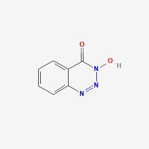 molecular formula C7H5N3O2 B1673326 3-Hydroxy-1,2,3-benzotriazin-4(3H)-one CAS No. 28230-32-2