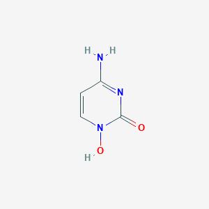 molecular formula C4H5N3O2 B167333 4-Amino-1-hydroxypyrimidin-2-one CAS No. 1806-62-8