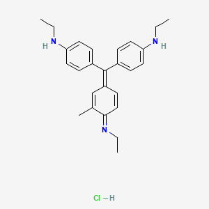 molecular formula C26H32ClN3 B1673331 Hofman's Violet CAS No. 8004-86-2