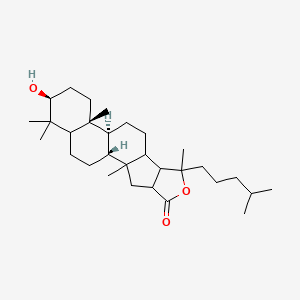 molecular formula C30H51O4 B1673333 Holostanol CAS No. 34437-55-3