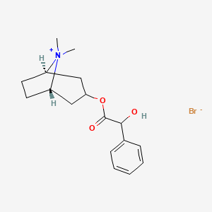 molecular formula C17H24BrNO3 B1673338 Homatropine Methylbromide CAS No. 80-49-9