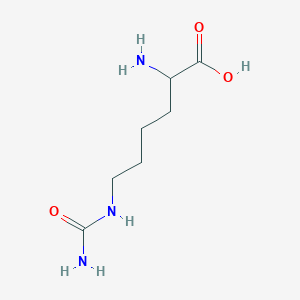 molecular formula C7H15N3O3 B1673342 L-高柠檬酸 CAS No. 1190-49-4