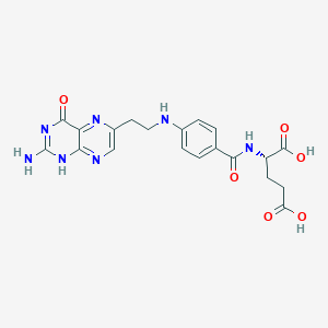 molecular formula C20H21N7O6 B1673345 Homofolic acid CAS No. 3566-25-4