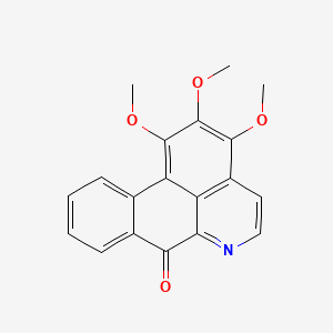 molecular formula C19H15NO4 B1673348 O-Methylmoschatoline CAS No. 5140-38-5