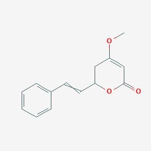 molecular formula C14H14O3 B1673353 Kavain CAS No. 500-64-1