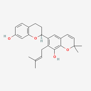 molecular formula C30H36O4 B1673357 Kazinol B CAS No. 99624-27-8