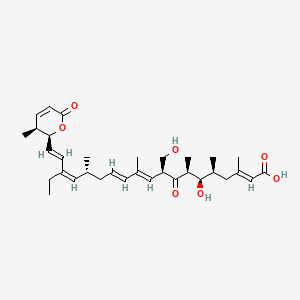 molecular formula C33H48O7 B1673359 Kazusamycin A CAS No. 92090-94-3