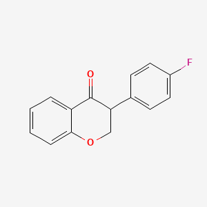 B1673367 3-(4-Fluorophenyl)chroman-4-one CAS No. 1143863-69-7