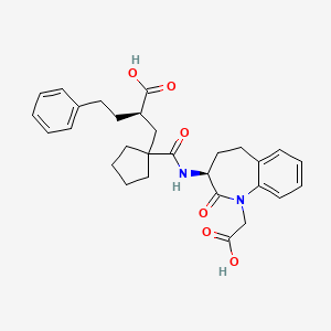 molecular formula C29H34N2O6 B1673368 Endopeptidase-IN-1 