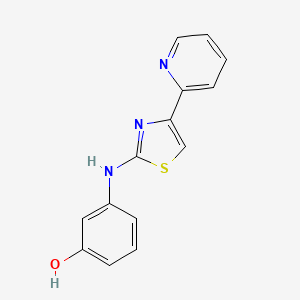 molecular formula C14H11N3OS B1673373 KCC-07 