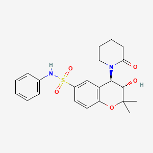 molecular formula C22H26N2O5S B1673375 KCO912 CAS No. 185695-83-4