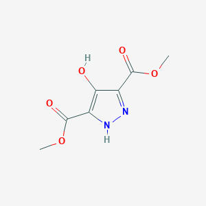 molecular formula C7H8N2O5 B1673377 Dimethyl 4-Hydroxypyrazole-3,5-dicarboxylate CAS No. 23705-85-3