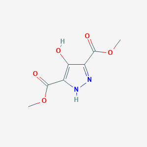 molecular formula C7H8N2O5 B1673377 dimethyl 4-hydroxy-1H-pyrazole-3,5-dicarboxylate CAS No. 23705-85-3