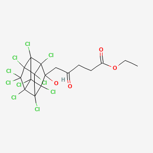 molecular formula C17H12Cl10O4 B1673382 Kelevan CAS No. 4234-79-1